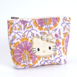 ハローキティ ダイヤレーンブロックプリントポーチ(L)