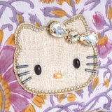 ハローキティ ダイヤレーンブロックプリントポーチ(L)