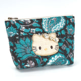 ハローキティ ダイヤレーンブロックプリントポーチ(L)