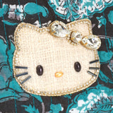 ハローキティ ダイヤレーンブロックプリントポーチ(L)