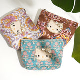 ハローキティ ダイヤレーンブロックプリントポーチ(L)