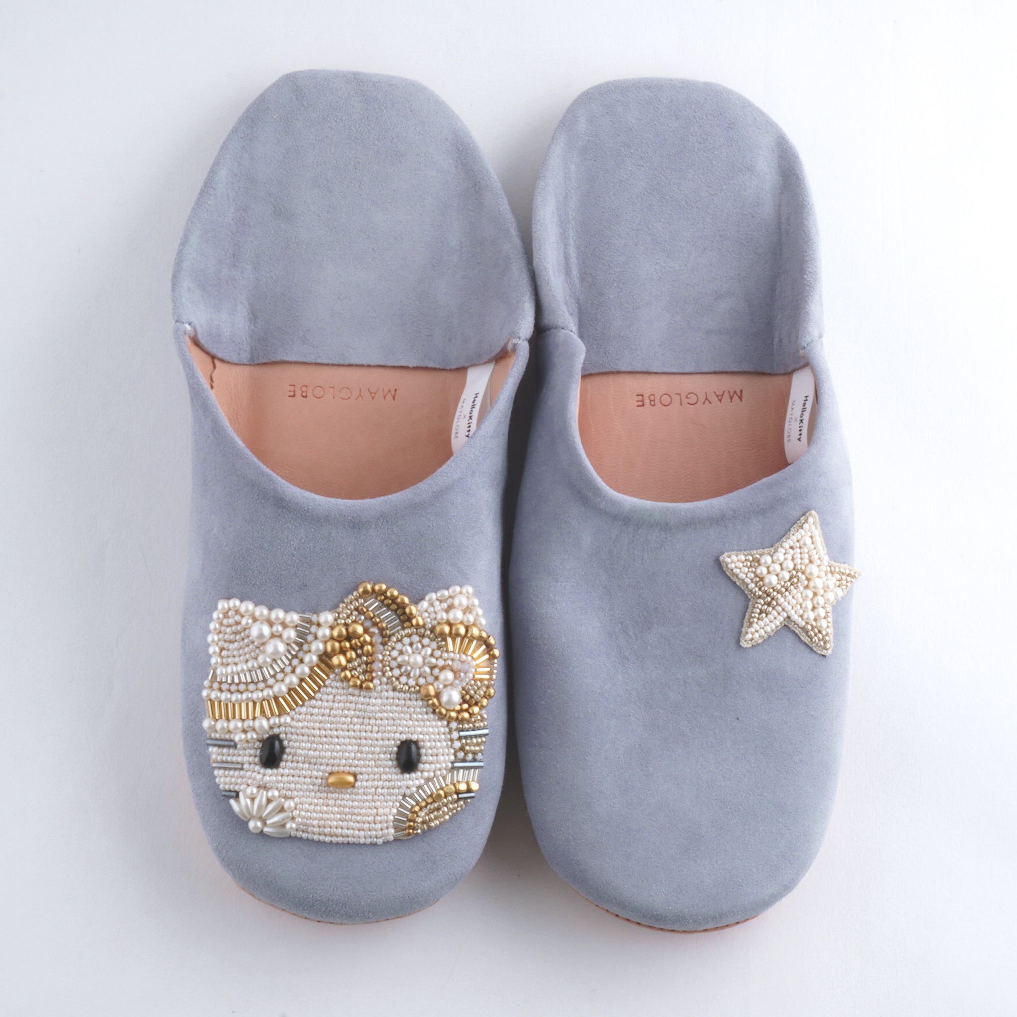 ハローキティ ビーズ刺繍バブーシュ