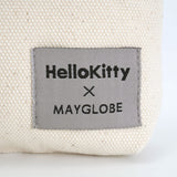 ビーズ刺繍モチーフ ハローキティ キャンバスポーチ(M)