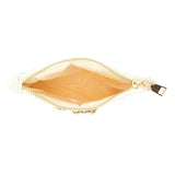 ビーズ刺繍モチーフ ハローキティ キャンバスポーチ(M)