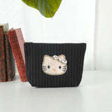 ハローキティ ストライプ柄ポーチ