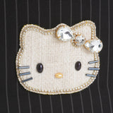 ハローキティ ストライプ柄舟形トートバッグ