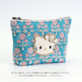 ハローキティ ダイヤレーンブロックプリントポーチ(L)