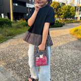 ハローキティ スター柄クリアミニバッグ