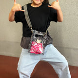 ハローキティ スター柄クリアミニバッグ