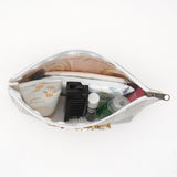 HelloKitty グレーストライプ舟形ポーチ