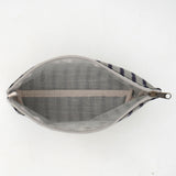 HelloKitty ストライプポーチグレー