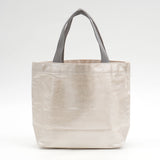 Metallic mini bag / handle gray (selected motif)