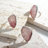 【OUTLET】ストロベリークオーツ|シルバー925 天然石リング Mahika マヒカ