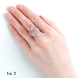 【OUTLET】ストロベリークオーツ|シルバー925 天然石リング Mahika マヒカ