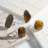 【OUTLET】ネライト|シルバー925 天然石リング Mahika マヒカ