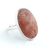 【OUTLET】サンストーン|シルバー925 天然石リング Mahika マヒカ