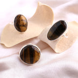 【OUTLET】タイガーアイ|シルバー925 天然石リング Mahika マヒカ