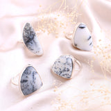 【OUTLET】デンドライトオパール|シルバー925 天然石リング Mahika マヒカ