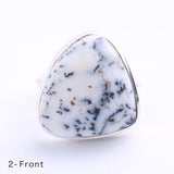 【OUTLET】デンドライトオパール|シルバー925 天然石リング Mahika マヒカ