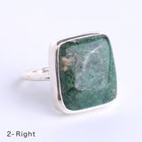 【OUTLET】モスアゲート|シルバー925 天然石リング Mahika マヒカ