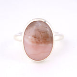 ピンクオパール|シルバー925 天然石リング Mahika マヒカ