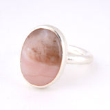 ピンクオパール|シルバー925 天然石リング Mahika マヒカ