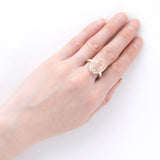 ピンクオパール|シルバー925 天然石リング Mahika マヒカ