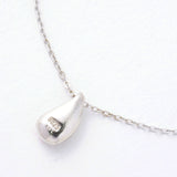 ダイヤモンド シルバー925 一粒ネックレス