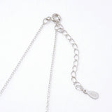 ダイヤモンド シルバー925 スクエアネックレス