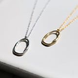 ダイヤモンド シルバー925 スクエアネックレス