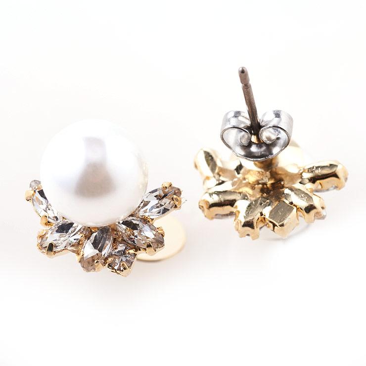 ピアス_パール