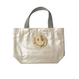 Metallic mini bag / handle gray (selected motif)