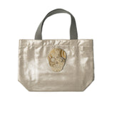 Metallic mini bag / handle gray (selected motif)