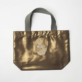 Metallic mini bag / handle gray (selected motif)