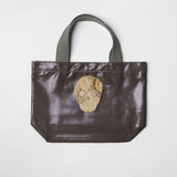 Metallic mini bag / handle gray (selected motif)