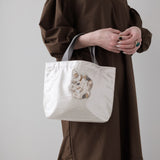 Metallic mini bag / handle gray (selected motif)