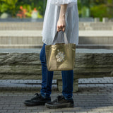 Metallic mini bag / handle gray (selected motif)