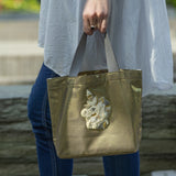 Metallic mini bag / handle gray (selected motif)