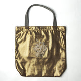 Metallic tote bag (large) / handle gray (selected motif)