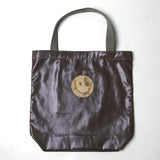 Metallic tote bag (large) / handle gray (selected motif)