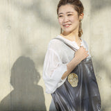 Metallic tote bag (large) / handle gray (selected motif)