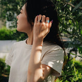 シルバー925×天然石リング(オーバル) / Samira サミラ