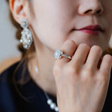 シルバー925×天然石リング(オーバル) / Samira サミラ