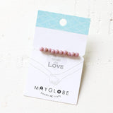 ガラスビーズ ラウンド型 4mm パープル×ブラウンラメ 10個入(5セット入り)