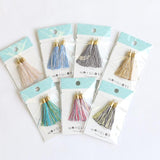 タッセル 10×35mm アイボリー×ホワイト 2個入(5セット入り)