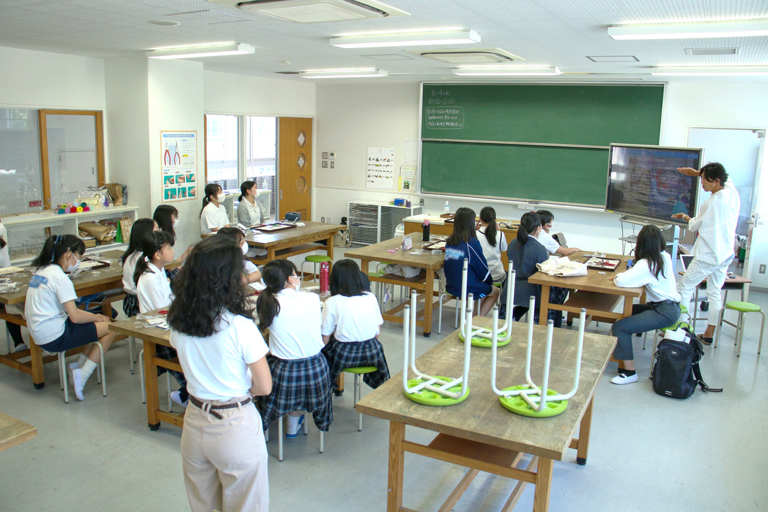 大阪府内学園でのアクセサリーづくり体験レポ