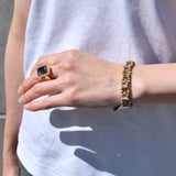 Shell motif 3WAY rubber necklace/bracelet/anklet