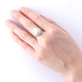 3300円 天然石リング｜ムーンストーン
