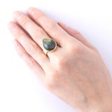 3300円 天然石リング｜ラブラドライト