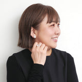 HASHIMOTO BEAUTY CHANNELコラボアクセサリー 天然石ピアス/イヤリング